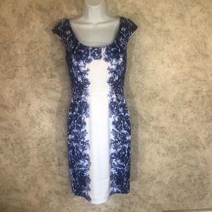 White House/Black Market Sleeveless Tapered Dress